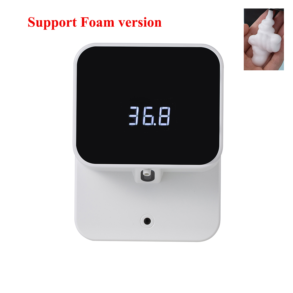 Youpin X6 Automatische Zeepdispenser Temperatuur Meet Foam/Gel Handwasmachine Muur Gemonteerde Schuim Huishoudelijke 0.25S Infrarood sensor: Foam White