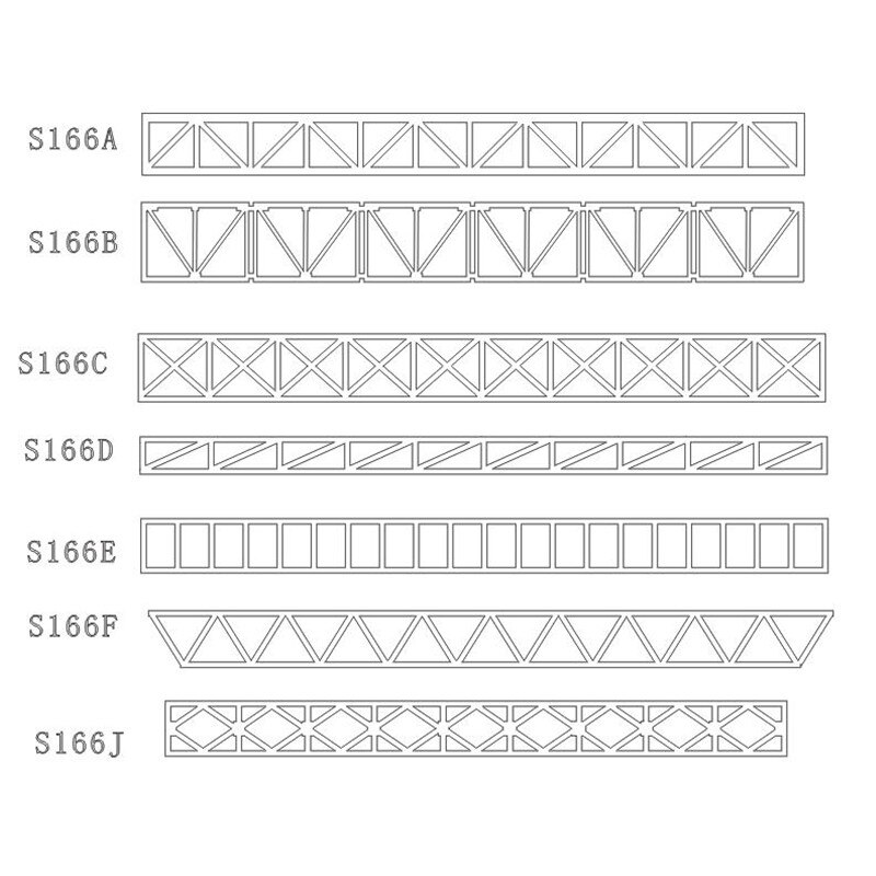 Plastic Building Model Renovation Parts Railway Scene Decoration Material Parts for Sand Table DIY Decorations