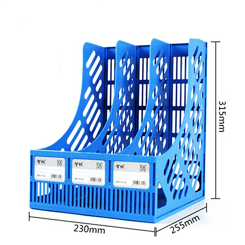Quadro de arquivo de plástico multicamadas, caixa de armazenamento de documentos de escritório, prateleira de estudante, artefato de papelaria