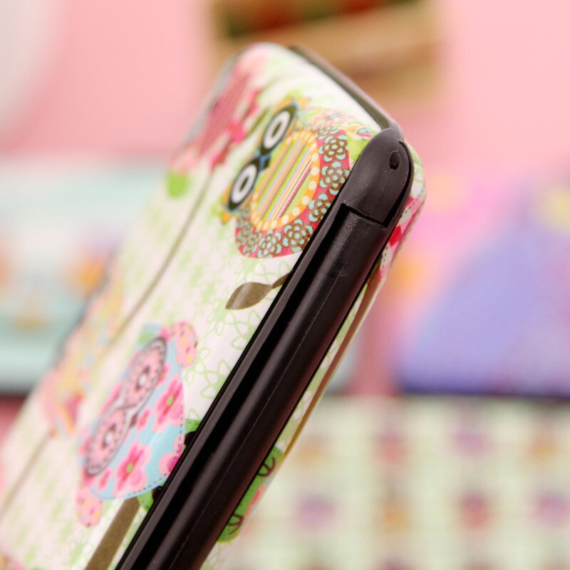 Kawaii hibou boîte plastique à 7 poches, couverture de carte , banque de Bus, support étui pour carte d'identité, papeterie créative zakka et fournitures scolaires de bureau