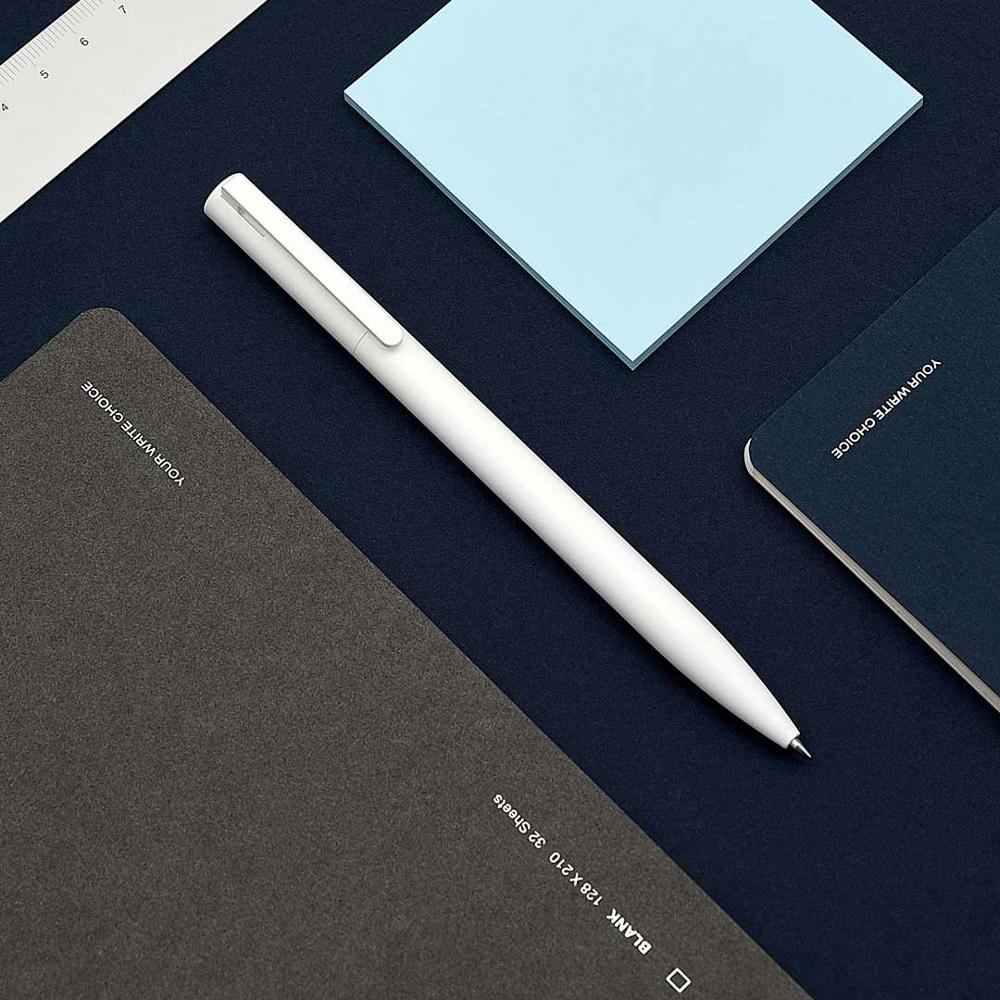 Original Xiaomi mi No Cap bolígrafo de gel de escritura Japan mi kuni tinta negra liso 0,5mm relleno de Suiza pluma de secado rápido