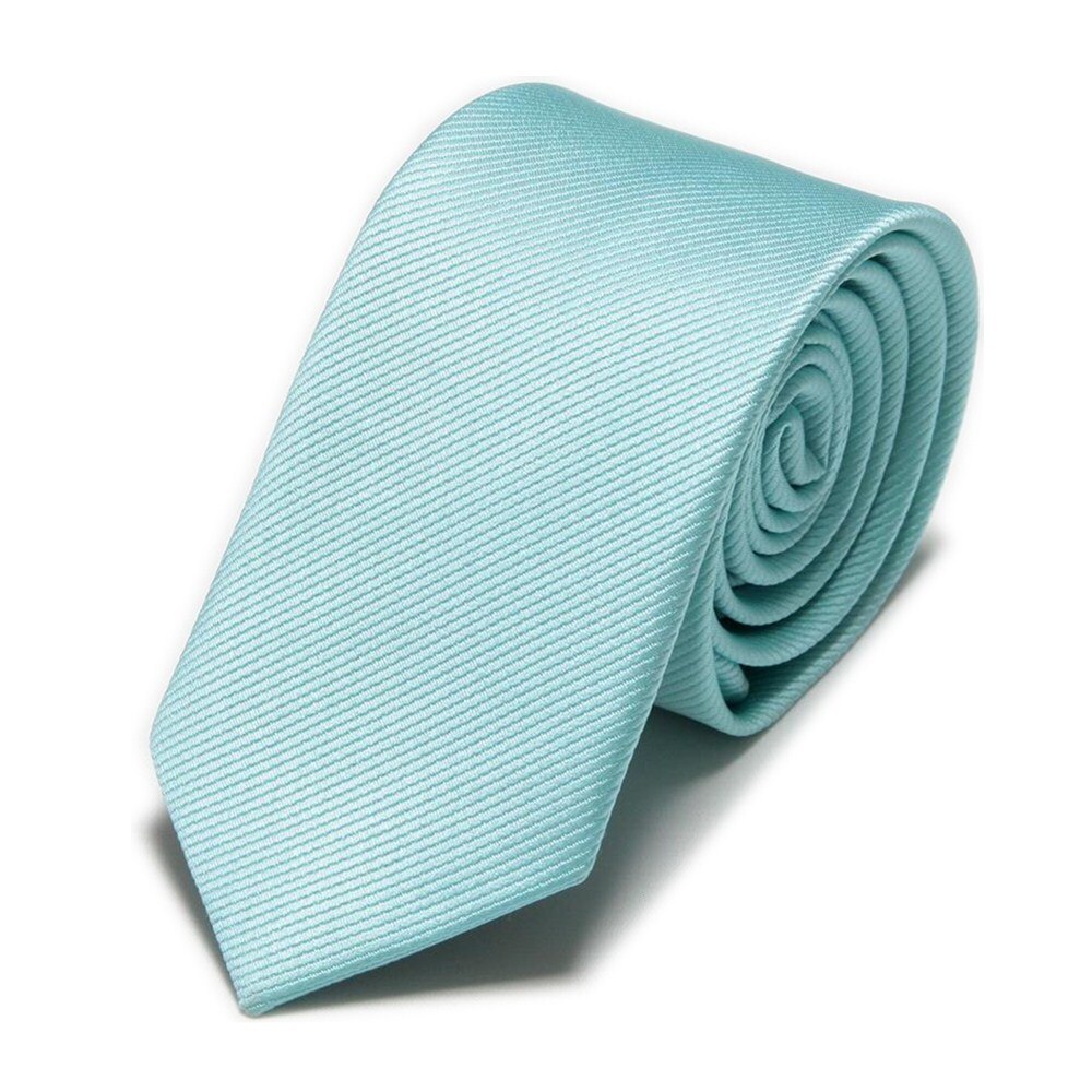 men ties novelty mens neck Slim Tie Turquoise blue neckties cravat ascot solid color wedding business