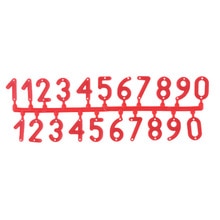 1 Set of Bee Hive Marking Number Red Plastic Beekeeper Accessories Beekeeping Garden Supplies