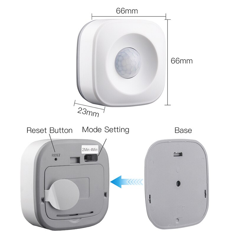 Tuya Smart Wifi Pir Motion Sensor Human Detector Smart Leven App Afstandsbediening Alarmsysteem Smart Body Beweging Sensor