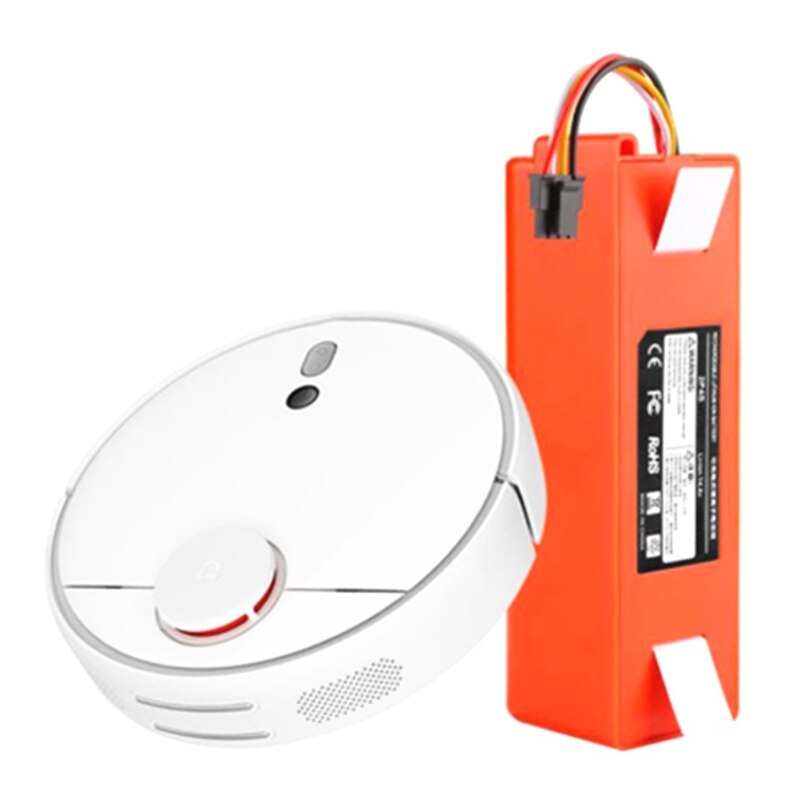 Batteri de remplacement 5200/6500 mah pour aspirateur robot xiaomi roborock, tilbehør, batteri li-ion