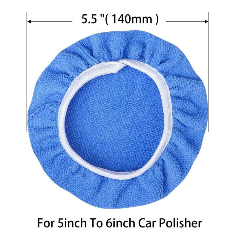 Polishing Buffing Pads Waxing Polisher Cover Protector Soft Microfiber