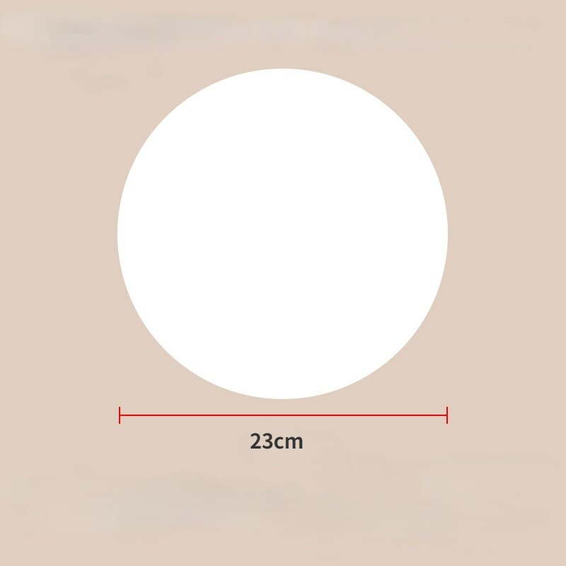 Papier de cuisson antiadhésif jetable pour friteuse à Air, 50 pièces, 18/19/20/21/22/23cm, ustensiles de cuisine: 50PCS-23cm-No Holes