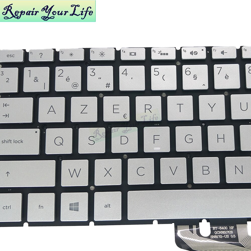 Ser teclado para HP 15-DA 15-DB 15-EC 15-CN 15-CW 15-da0000 15-DA0002DX belga retroiluminación blanca no accesorios de Marco