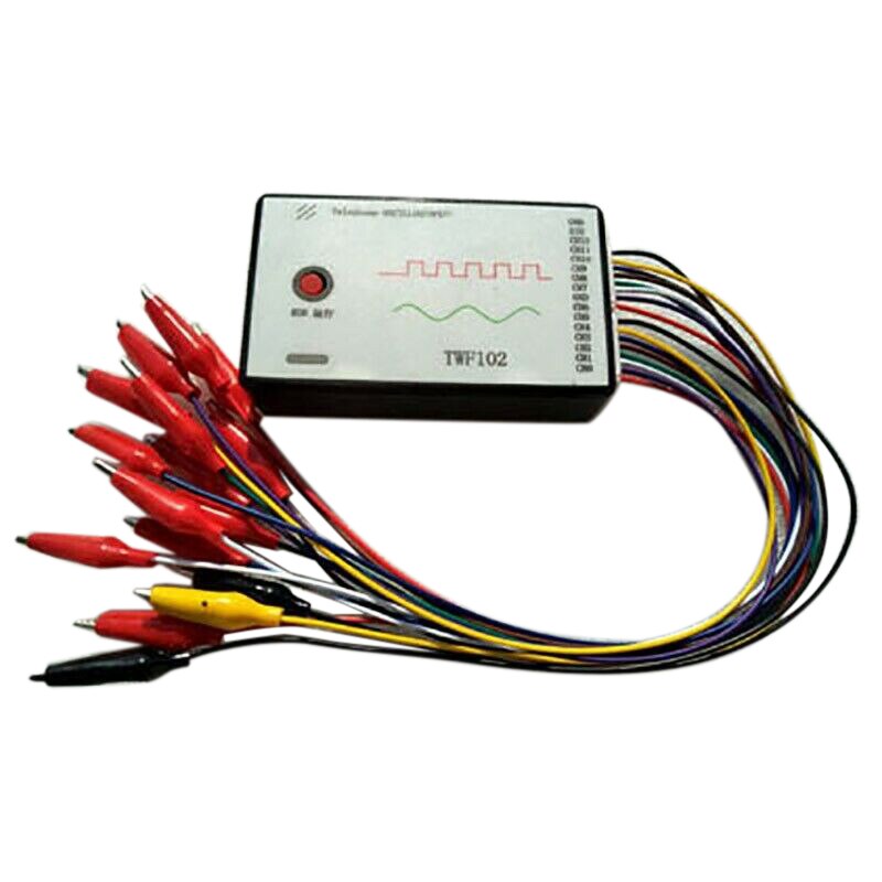 Osciloscopio de teléfono móvil, 10KHz, frecuencia de muestreo, 13 puertos de muestreo de señal, TWF102 para analizador lógico Android, oscilador Digital