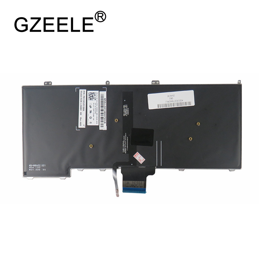 RU backlight for DELL for Latitude E7440 E7240 russian laptop Keyboard with backlit keyboard