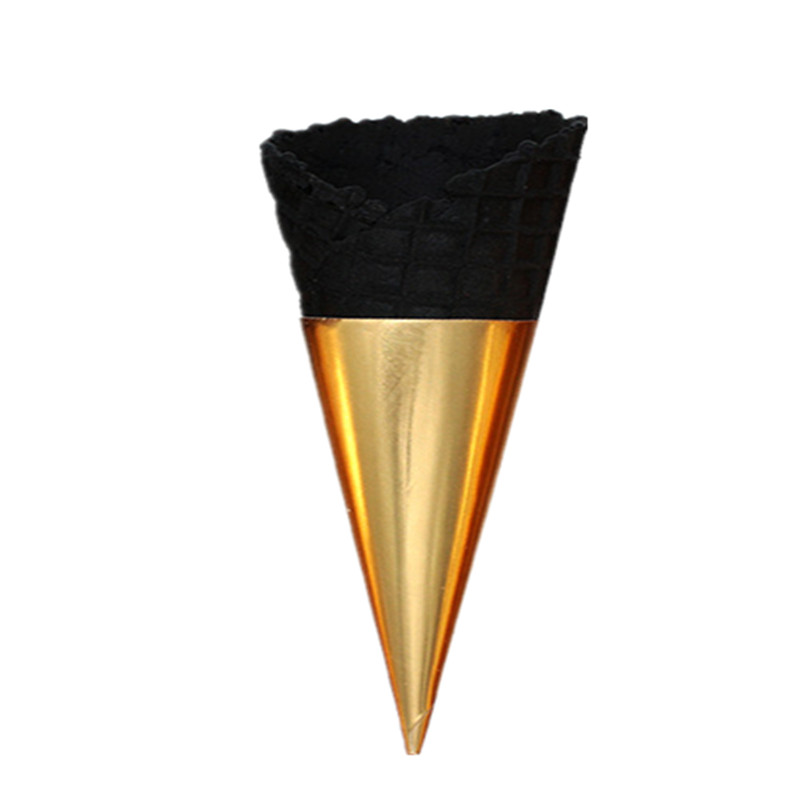 1000pcs Ice Cream Cone Holder Cover Disposable Cones Tray Paper Sleeve DIY Home Summer Party Supplies for Kids: green