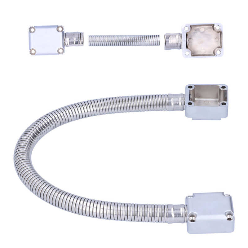 laptop accessories brand Stainless Steel Door Loop Cable Protector Exposed Mount Wire Protective Tube for Access Control