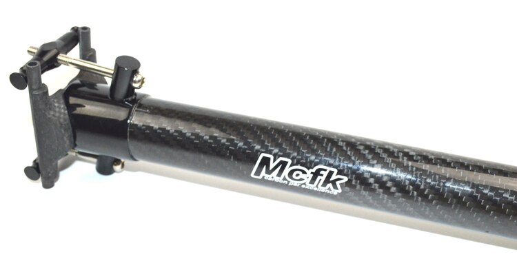 MCFK ud-poste de asiento de bicicleta de carretera, fibra de carbono 3K, piezas para tija de sillín de bicicleta de montaña, 31,6 27,2x350mm,