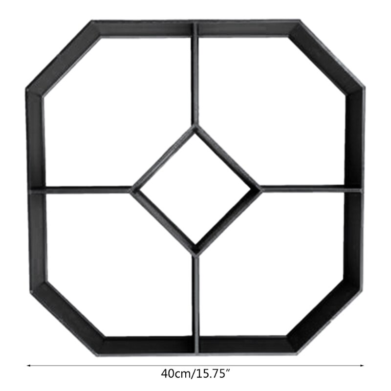 Imitation de Grain de bois, bricolage, fabrication de chemins, pavage, ciment, brique, moule, chaussée, 11UA: 1