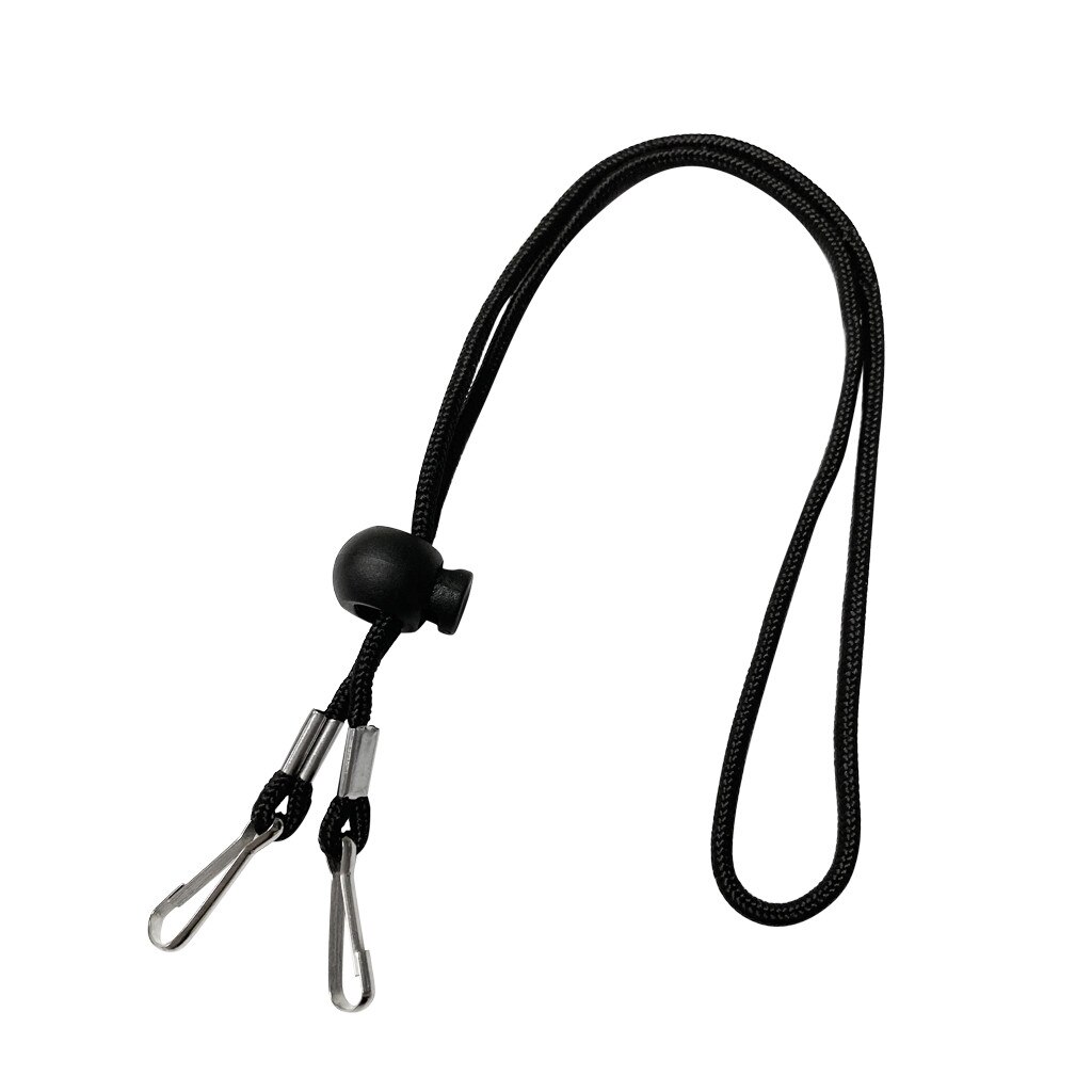 1/2/5 stk cordón de mascarilla justerbar unisex sort ansigtsmaske lanyard praktisk & praktisk sikkerhedsmaske hvile & øreholder reb