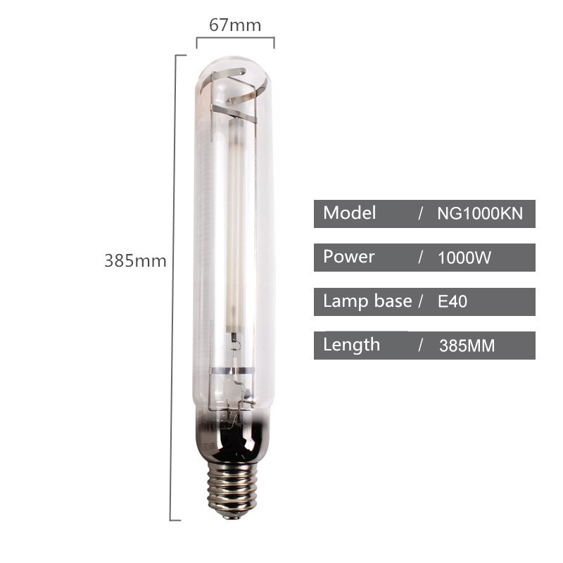 ZHMZH High Pressure Sodium Lamp Plant Lighting Growing Lamp Bulb Yellow High Efficiency 220V E27 E40 70W 100W 250w 400w 1000w