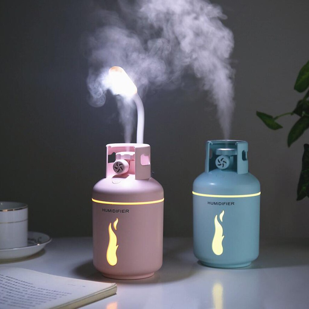 Mini Gas Tank Shape Humidifier Aroma Diffuser 7 Color change for Home