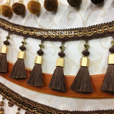 ! 5 Meter/12 Cm Lange Tassel Fringe Voor Gordijnen Lint Kant Accessoire Naaien Latin Jurk Kledingstuk Gordijn Accessoires