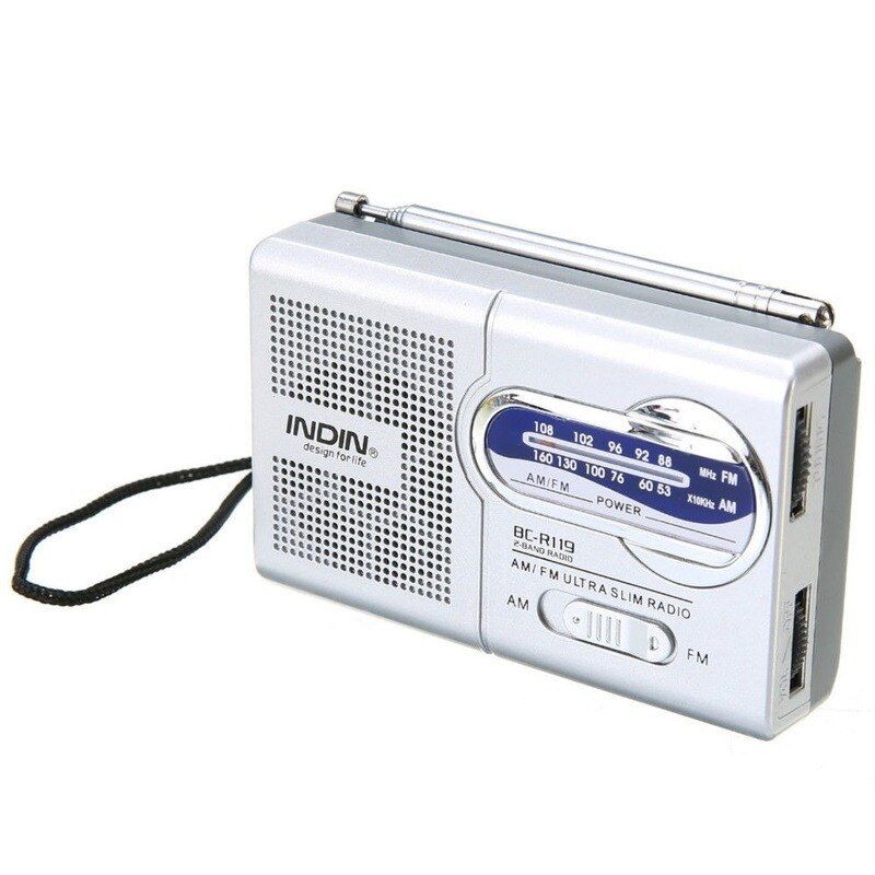 Radiovastaanotin ulkokäyttöön kannettava am/fm radioantenni teleskooppivastaanottimen antenni 3v monitoimivanhusten radio diy fm  r119