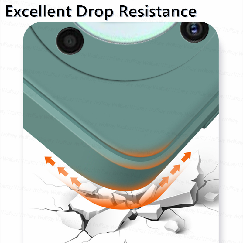 Hoesje voor honor magic 5 5 , schokbestendige hoes van vloeibaar siliconen tpu voor de achterkant van de telefoon, honor magic 5 lite