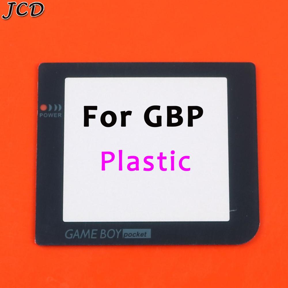 JCD di Plastica Obiettivo di Vetro per GB/GBA/GBC/GBP/GBA SP/GBL Lente In Vetro Dello Schermo per Gameboy Color Lens Protector W/ Adhensiveparts: For GBP Plastic