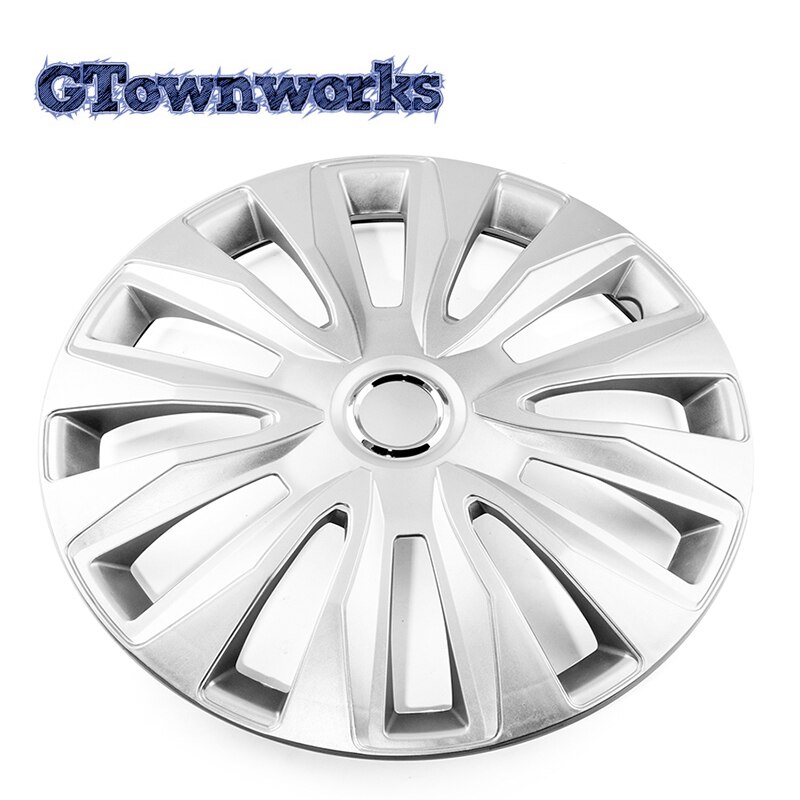 1 Piece 14" Wheel Center Cap R14 Rim Center Cover Universal Hub Cap With 12 Wheel Spoke Car Accessorie: Default Title