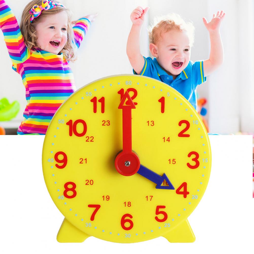 10Cm Plastic Klok Model Peuter Vroege Onderwijs Cognitie Leren Speelgoed Kids Kinderen