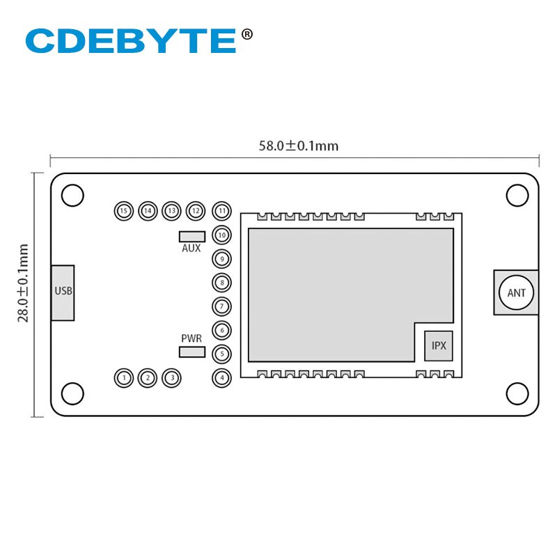 E32-400TBL-01 SX1278, placa de prueba USB LoRa para transceptor IoT de 433MHz, 470MHz, E32 E32-400T20S