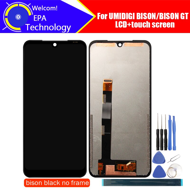 UMIDIGI BISON – écran tactile LCD, panneau en verre pour UMIDIGI BISON GT, avec outils et adhésif, testé à 100% d'origine