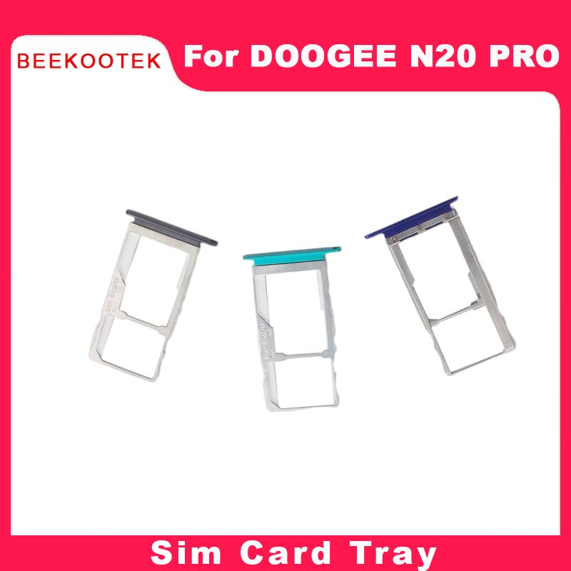 Doogee N20 Pro Sim-kaart Houder Lade Slot Vervanging Deel Sim Card Slot Sd-kaart Lade Houder Adapter Voor doogee N20pro Telefoon