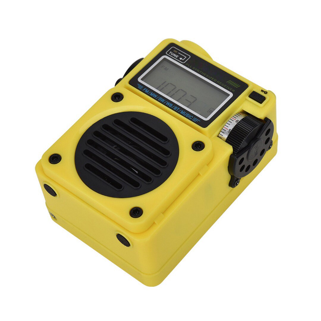 1pc HRD-701 Digital MP3 Player Recorder Full Band Radio AM FM SW Stereo Speaker Receiver TF Card Music Player Support Snooze