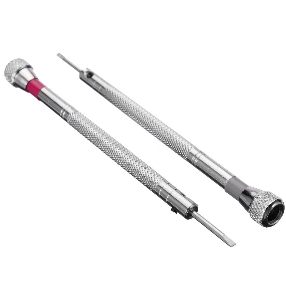 5pcs Silver Clock Watch Tools Screwdriver Set Link Pin Remover Screwdrivers for Watch Repair Tool Kit