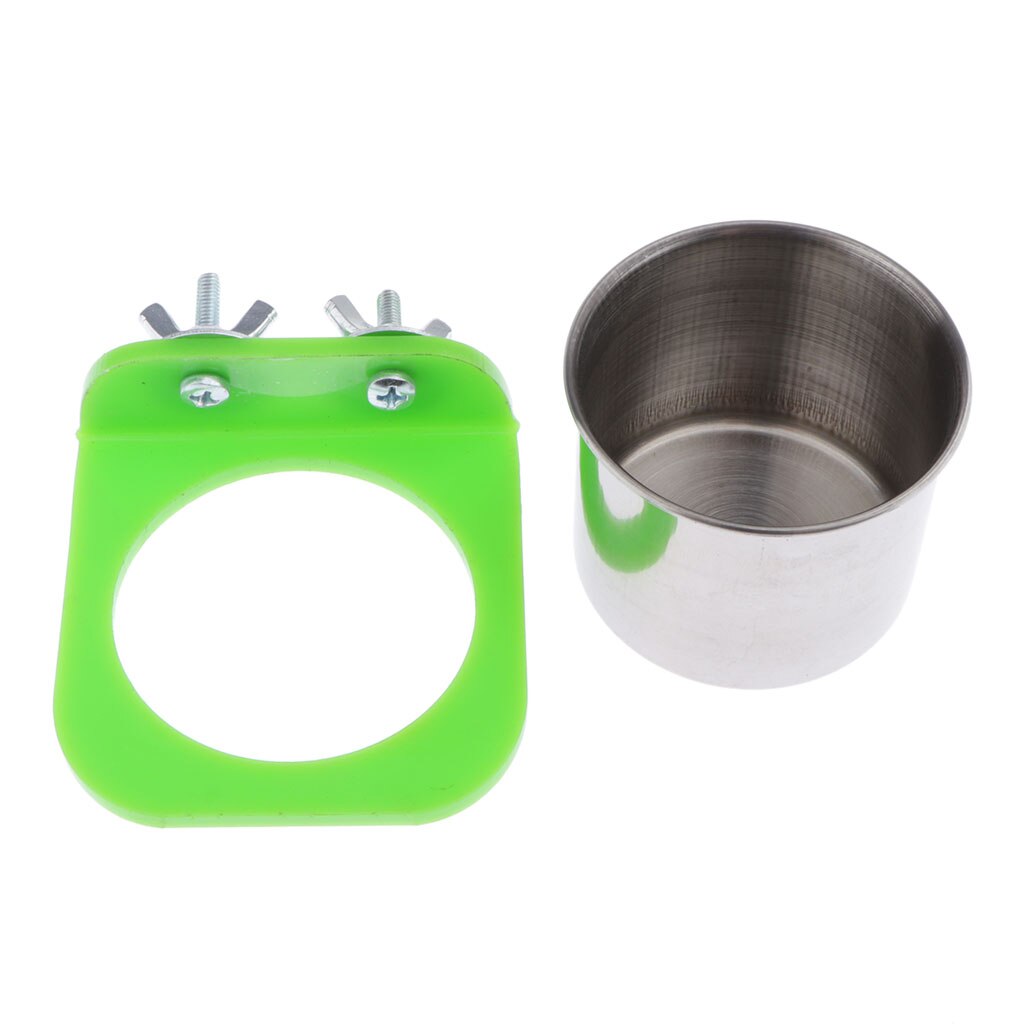 Kæledyr fugl papegøje vand foder foder foder kop til små til store fugle