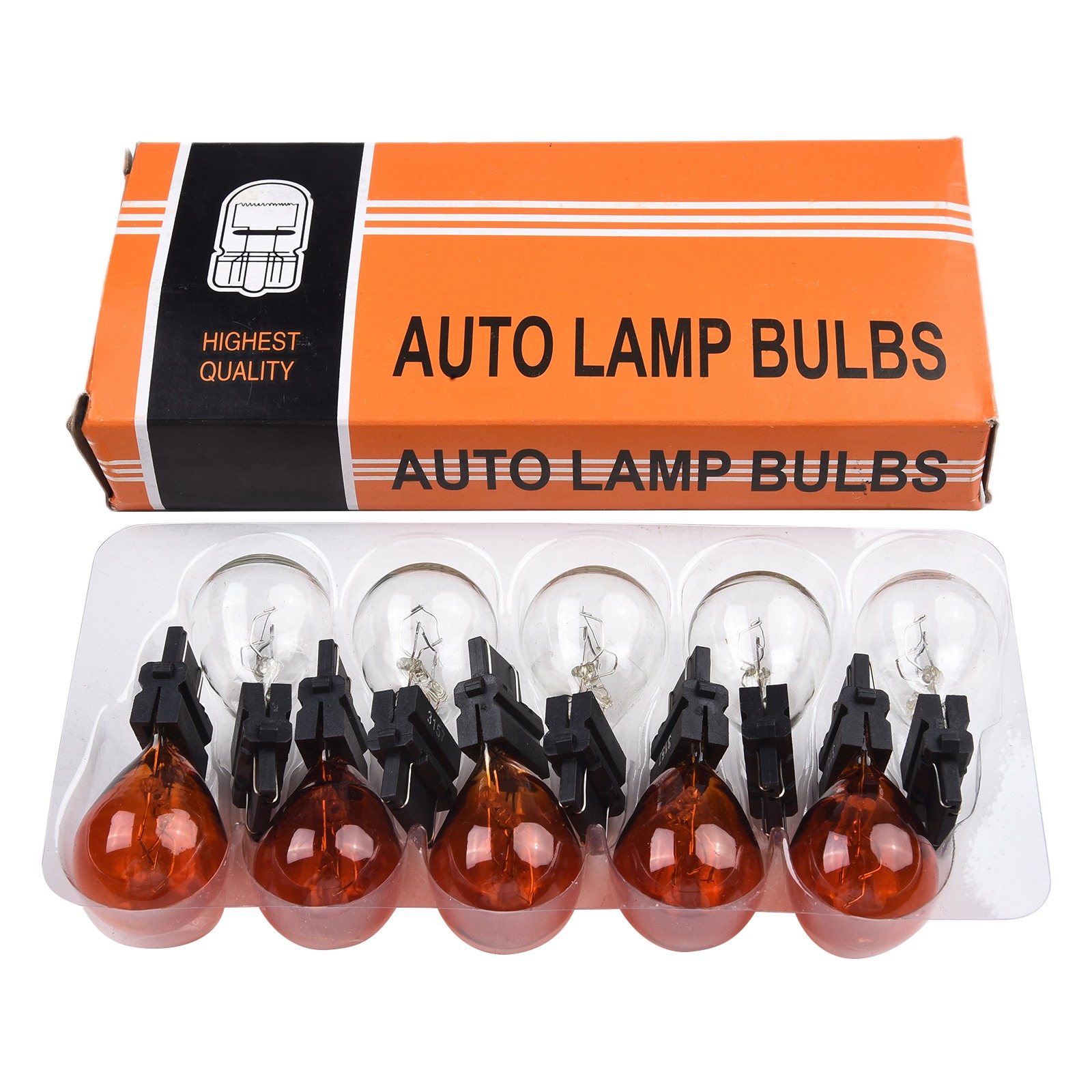 10 pièces 3157 ampoules de feu stop 3057 3155 3357 3547 4157 ampoule de clignotant externe lampe halogène feu stop ambre blanc feu arrière