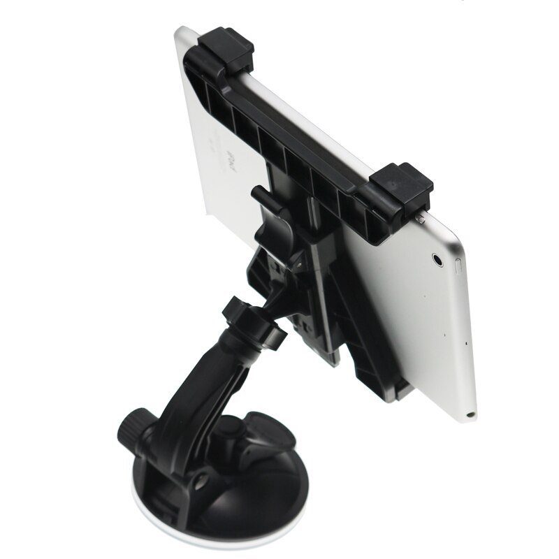 Motolovee justerbar bil tablet holder universal 360 rotations bil forrude sugekop montering holder stand beslag til ipad