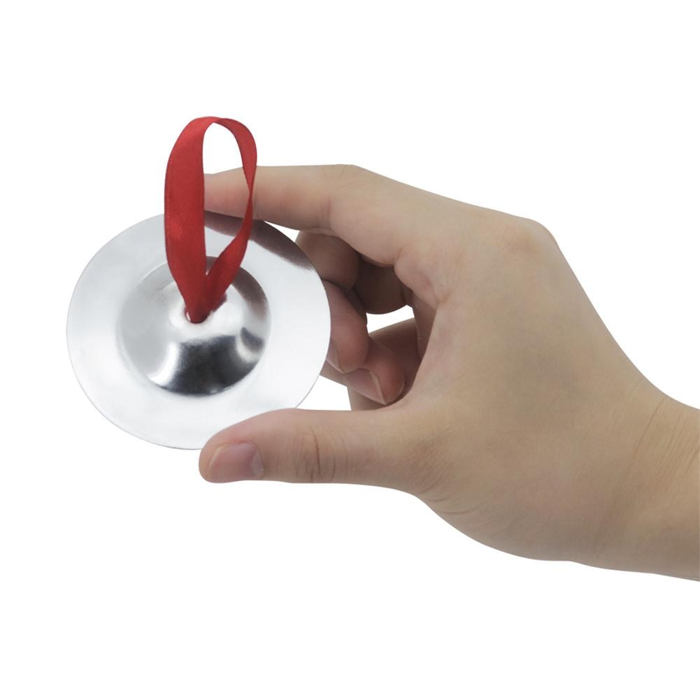 Platillos para dedos de danza del vientre, Mini platillos de percusión de Oriente Medio, accesorios de baile, instrumentos de percusión de latón de 7cm, 2 uds.