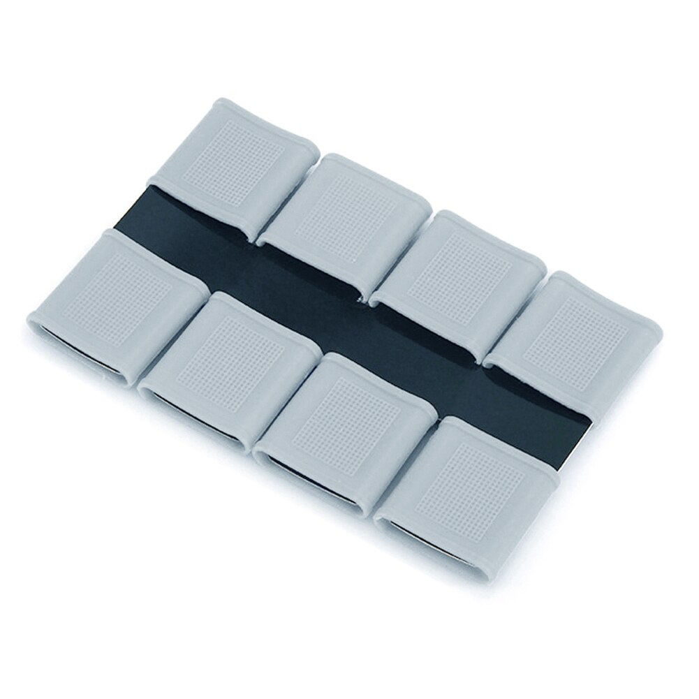 Golf Support de Doigt Accessoires Silicone Attelle D'orthèse De Prévenir Frottement 8 Pièces/ensemble Élasticité Doigt Protecteur de Soutien: Grey