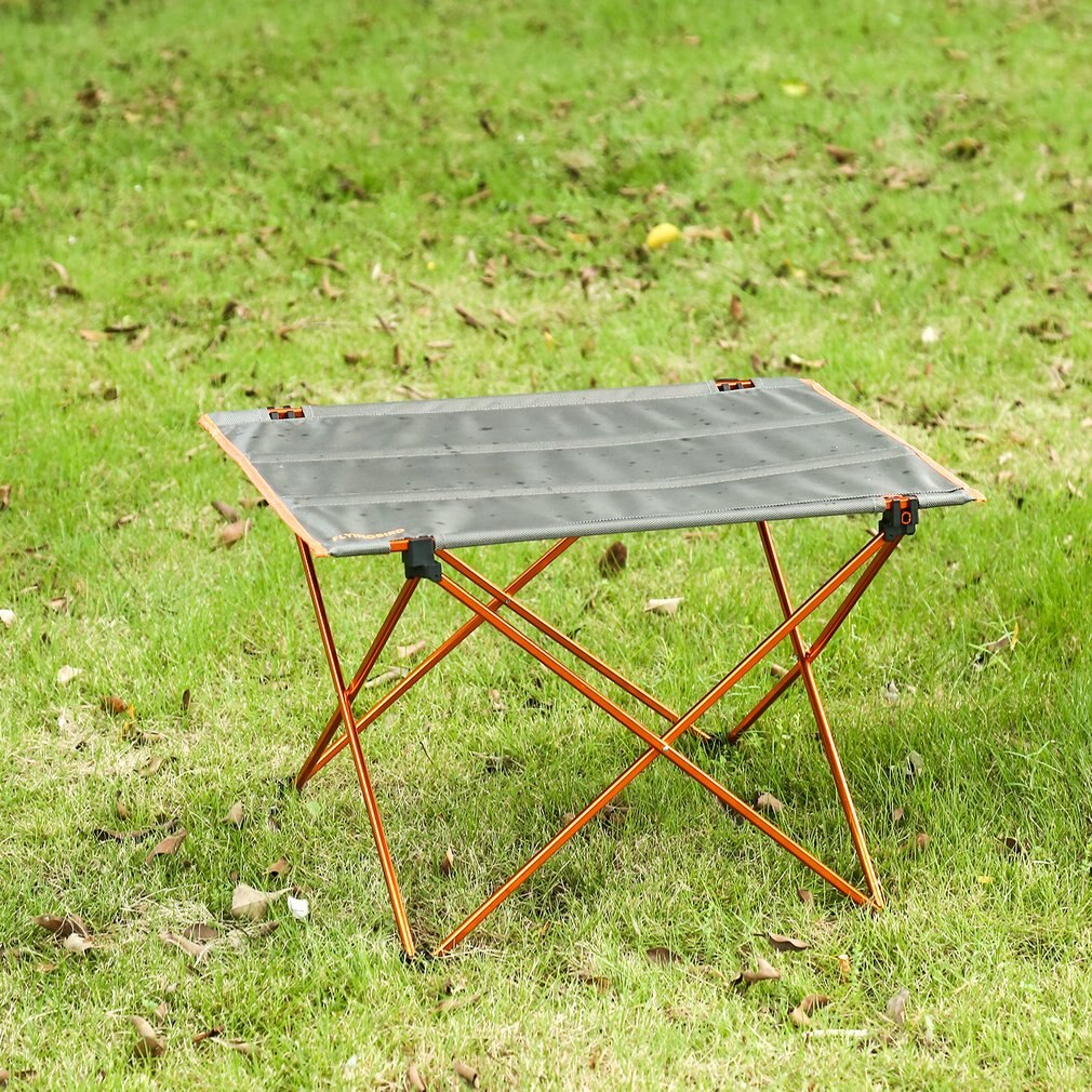 Aluminum Lightweight Table Fishing Picnic Beach Folding Table Outdoor Portable Backpacking Camping Roll-up Foldable Desk