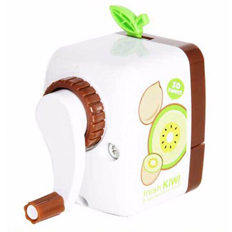 Cute Fruit Pensil Sharpener Kawaii IMC Rh Walnut Hand Crank Pencil Cutting Machine Cartoon Stationery