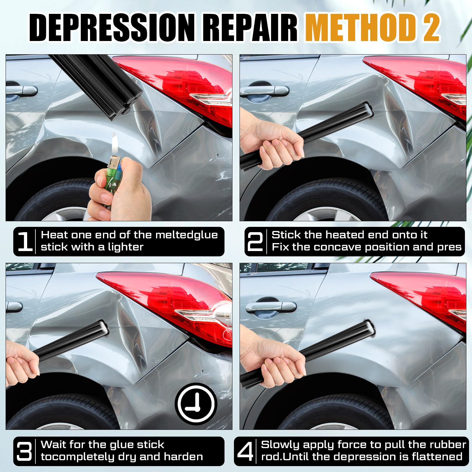 Strong Adhesion Car Dent Repair Glue Sticks Paintless Body Repair Melt Strip Tool for Car Damage Fix