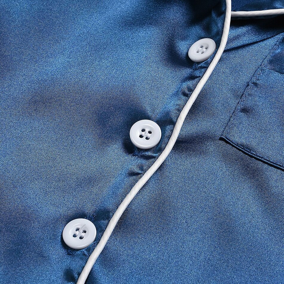 Ensemble pyjama pour enfants, costume pour bébé, vêtements pour enfants, tout-petits, garçons et filles, coton, soie, satin, ensemble haut et pantalon uni, vêtements de maison