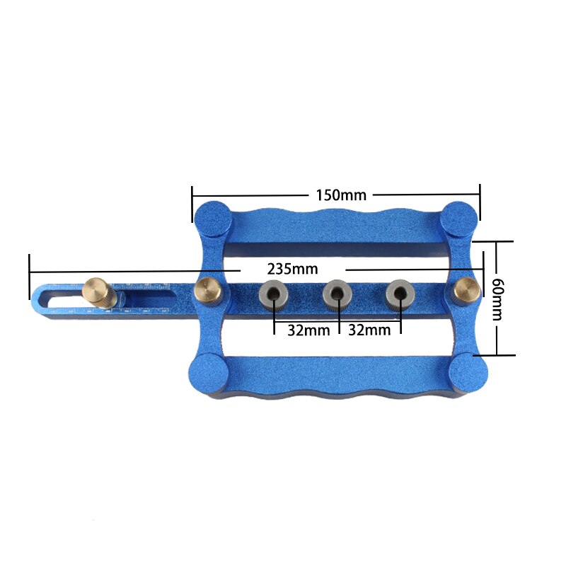 Wood Straight Hole Precise Drilling Dowel Jig Kit