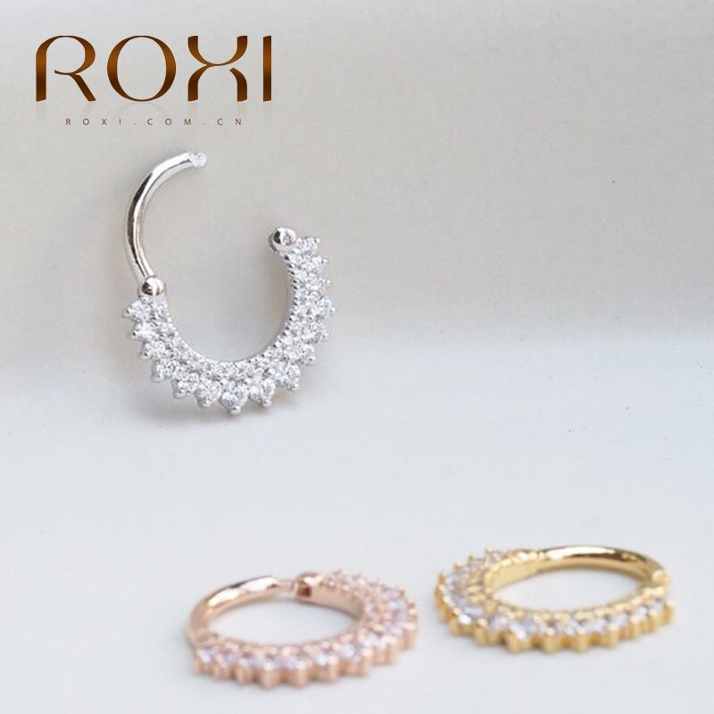 Roxi romantisk sol blomst luksus bryllup smykker runde cirkel øreringe til kvinder 925 serling sølv bulk earrng kolczyki