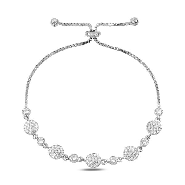 KUTAYDAN 925 Sterling Silber Zirkon Stein Aufzug Armbinde