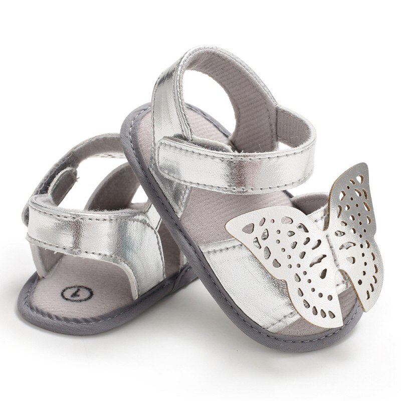 Summer Baby Girl Bowknot Sandals Newborn Infant Casual Outdoor Princess Casual Shoes Anti-slip Soft Sole 0~18 Month