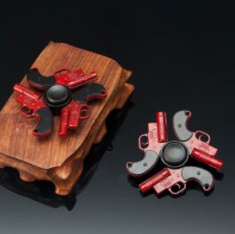 Fidget Spinner Nuovo Jedi Di Sopravvivenza Punta Delle Dita Gyro del Metallo Della Lega Del Trifoglio EDC Adulto Bambino Annoiato Anti-Stress di ADHD Giocattolo Creativo: Signal gun