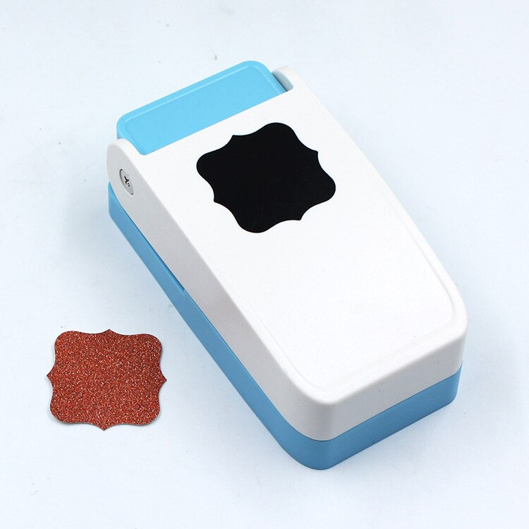 1.5" Extra large Handmade Crafts and Scrapbooking Tool Paper Punch For Photo Gallery DIY Card Punches Embossing device: Blue