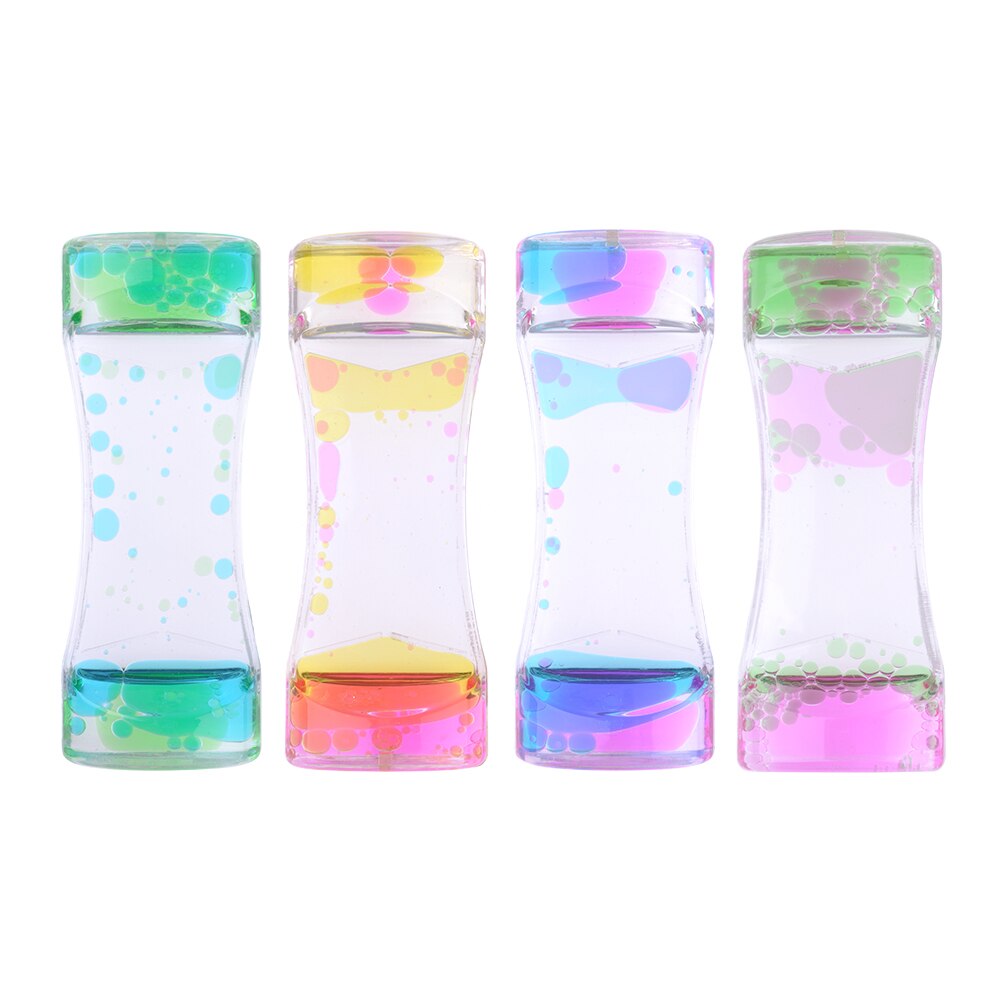 Jouet huile eau ABS mouvement liquide | Mouvement liquide, jouet de bureau mouvement huile liquide, sablier