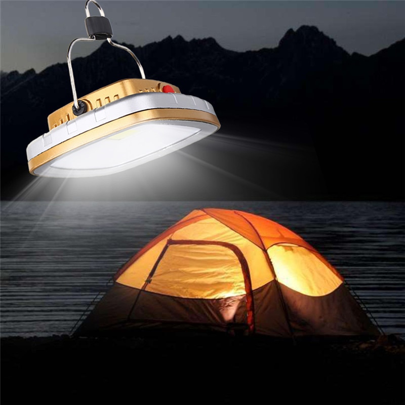 Zonne-energie Led Camping Licht 3W 300lm USB Oplaadbare LED Solar Light Outdoor Garden Night Lamp Tent Lantaarn lamp