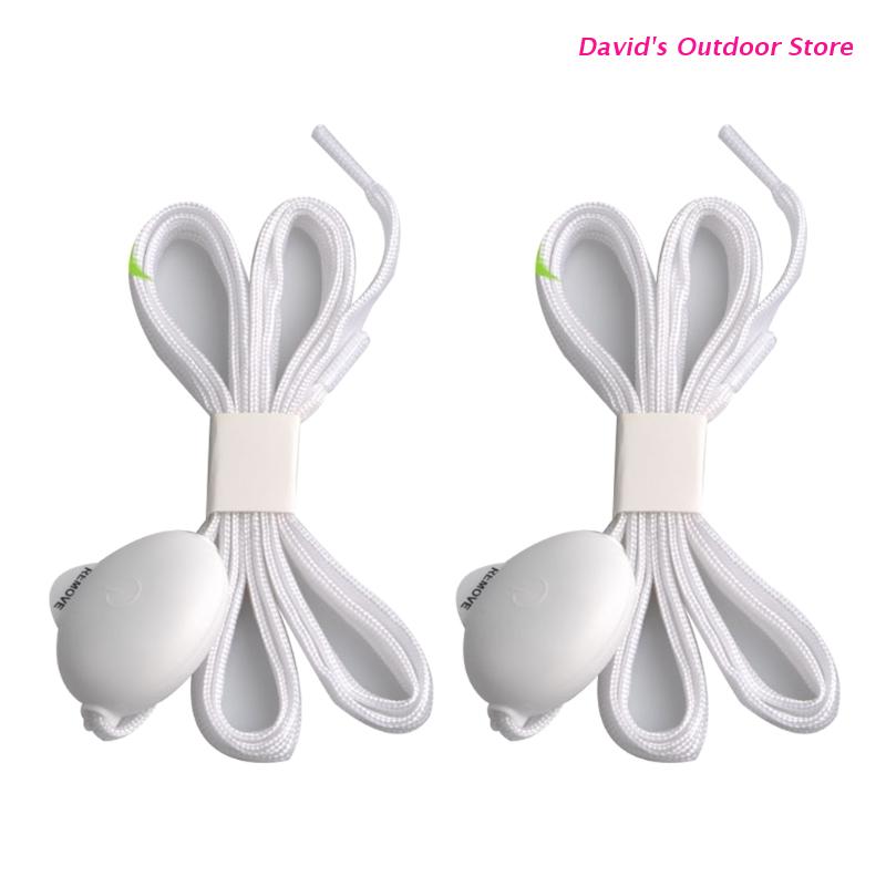 Cordones fluorescentes LED brillantes para zapatos informales, cordones para zapatillas, X3UA: White